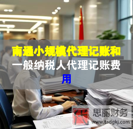 南通小規(guī)模代理記賬和一般納稅人代理記賬費用