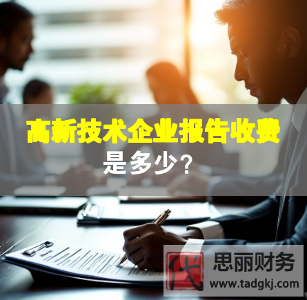 高新技術(shù)企業(yè)報(bào)告收費(fèi)是多少？