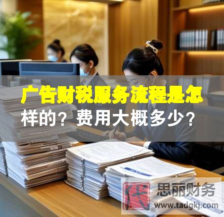 廣告財稅服務流程是怎樣的？費用大概多少？