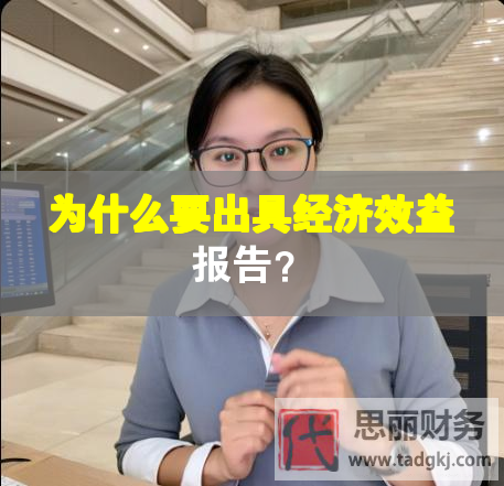 為什么要出具經濟效益報告？