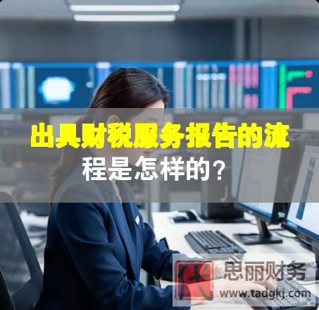 出具財稅服務報告的流程是怎樣的？